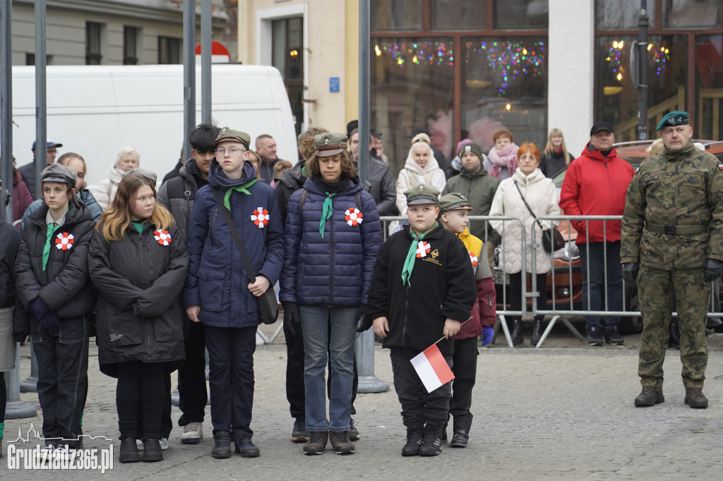 Obchody Narodowego Święta Niepodległości na Rynku w Grudziądzu