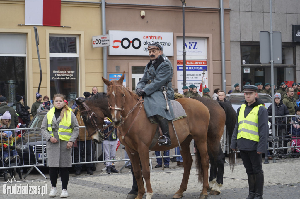 Obchody Narodowego Święta Niepodległości na Rynku w Grudziądzu