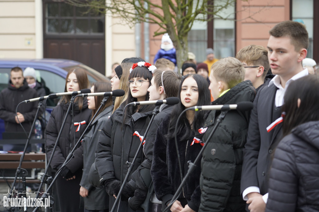 Obchody Narodowego Święta Niepodległości na Rynku w Grudziądzu