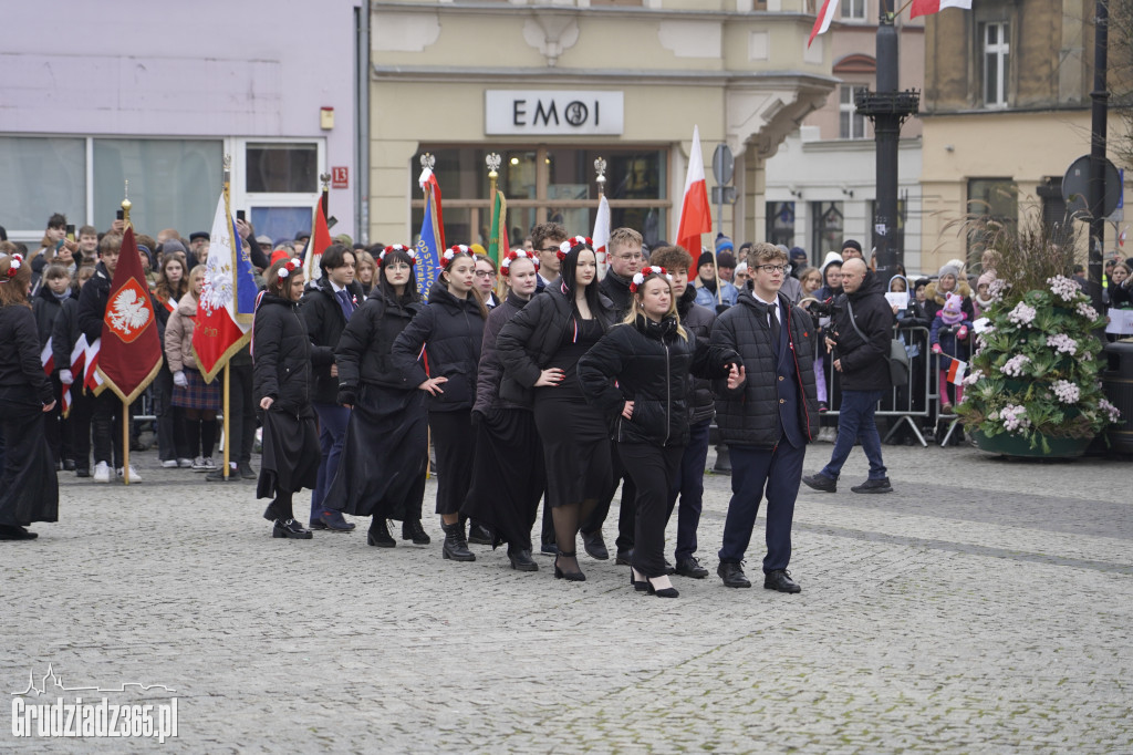 Obchody Narodowego Święta Niepodległości na Rynku w Grudziądzu