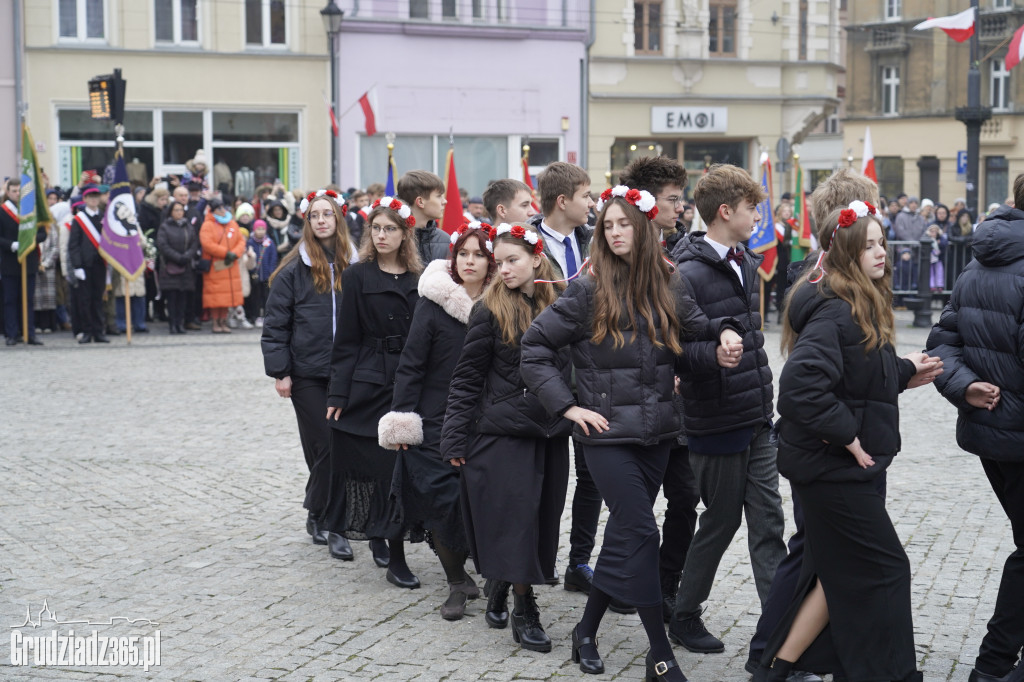 Obchody Narodowego Święta Niepodległości na Rynku w Grudziądzu