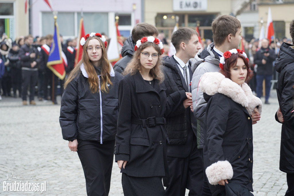 Obchody Narodowego Święta Niepodległości na Rynku w Grudziądzu