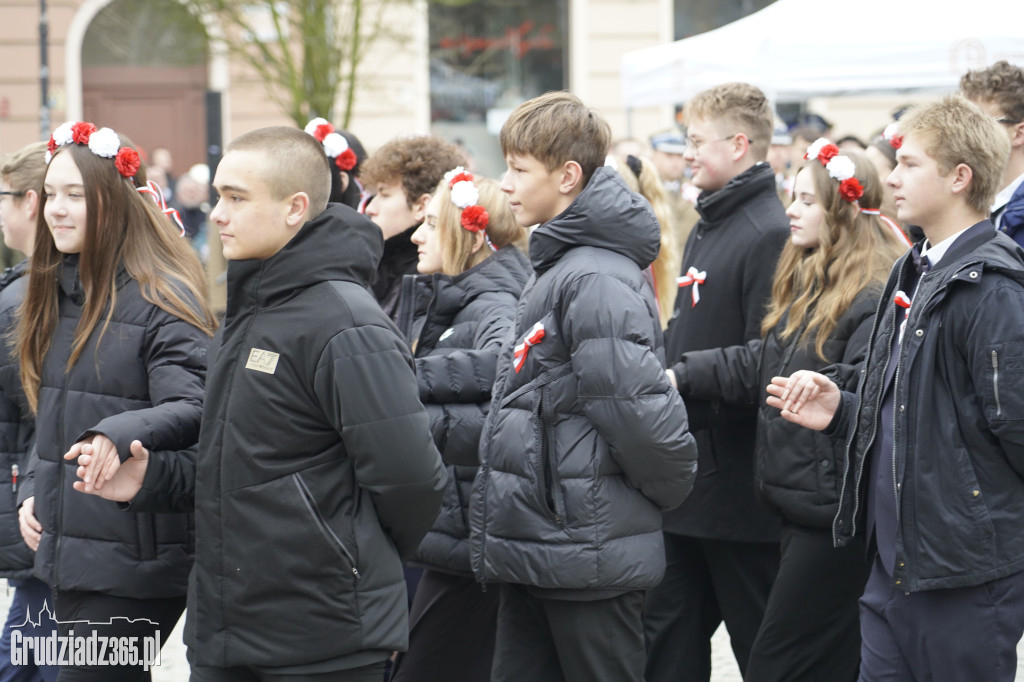 Obchody Narodowego Święta Niepodległości na Rynku w Grudziądzu