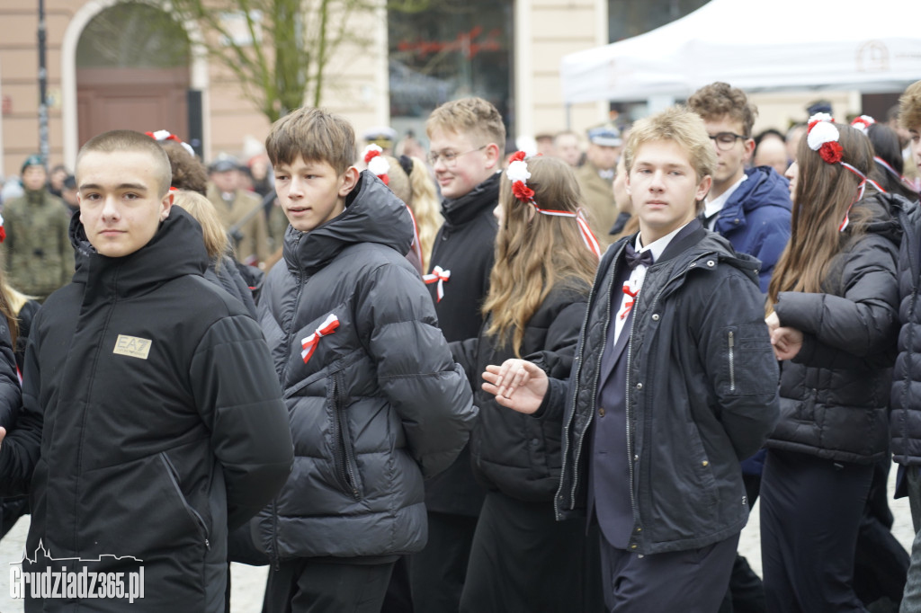 Obchody Narodowego Święta Niepodległości na Rynku w Grudziądzu