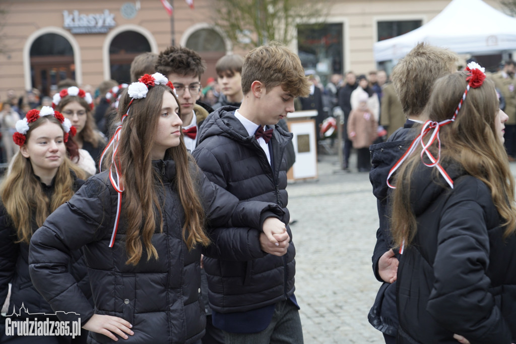 Obchody Narodowego Święta Niepodległości na Rynku w Grudziądzu