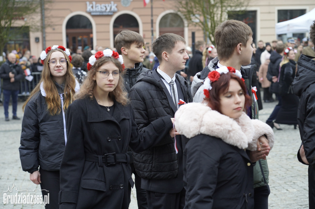 Obchody Narodowego Święta Niepodległości na Rynku w Grudziądzu