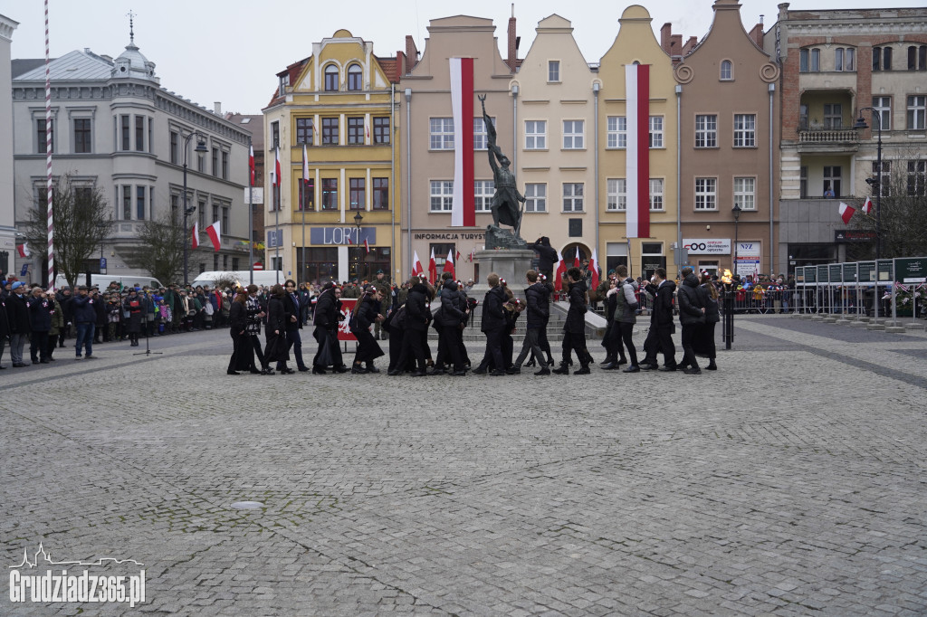 Obchody Narodowego Święta Niepodległości na Rynku w Grudziądzu