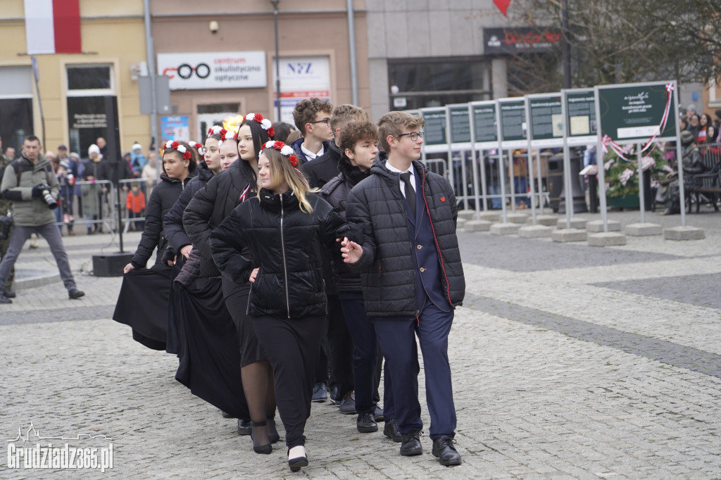 Obchody Narodowego Święta Niepodległości na Rynku w Grudziądzu