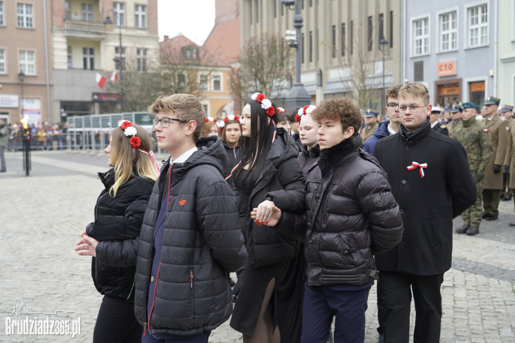 Obchody Narodowego Święta Niepodległości na Rynku w Grudziądzu