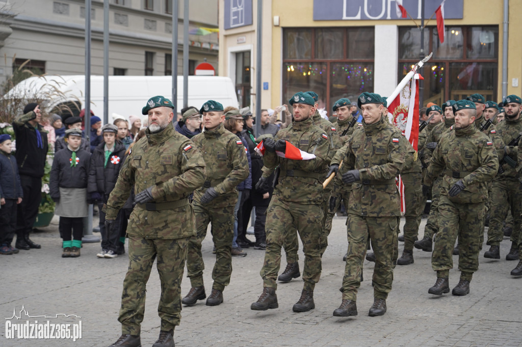 Obchody Narodowego Święta Niepodległości na Rynku w Grudziądzu