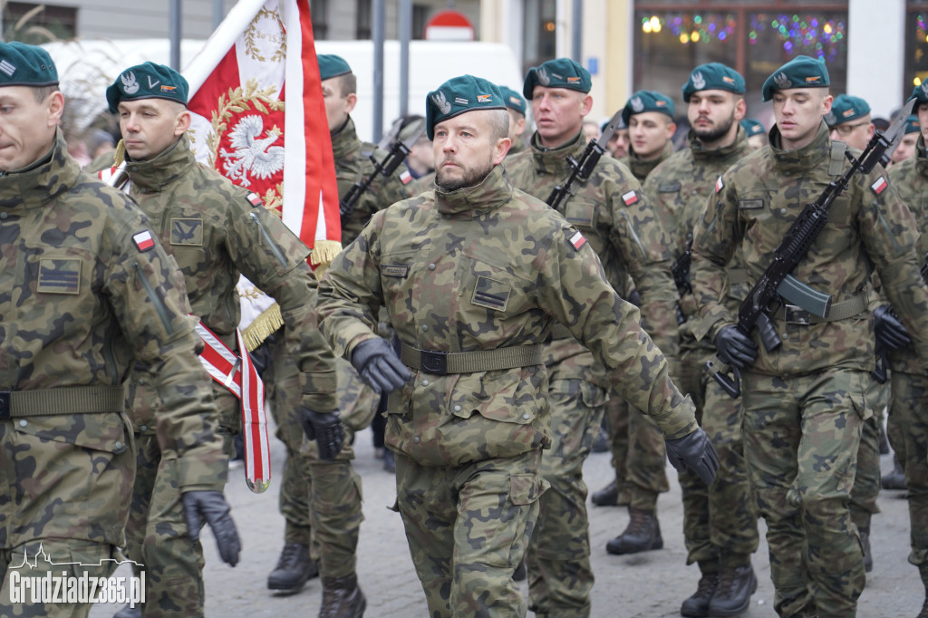 Obchody Narodowego Święta Niepodległości na Rynku w Grudziądzu