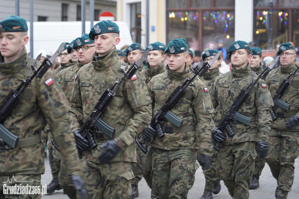 Obchody Narodowego Święta Niepodległości na Rynku w Grudziądzu