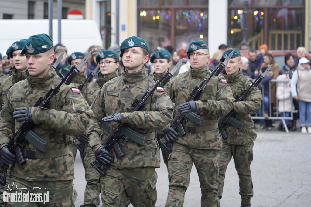 Obchody Narodowego Święta Niepodległości na Rynku w Grudziądzu