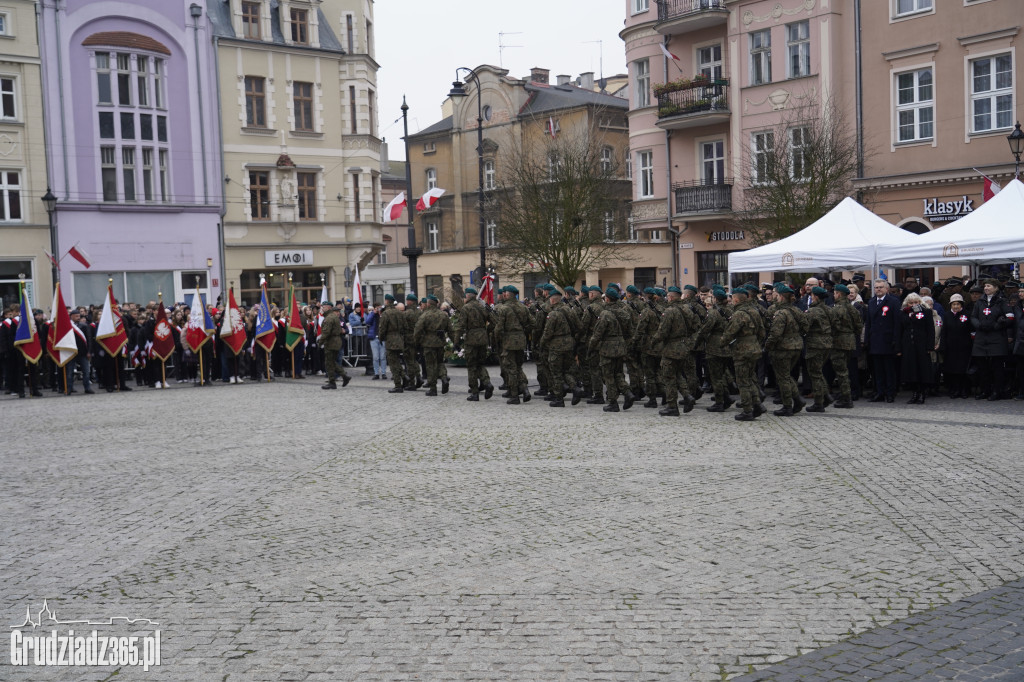 Obchody Narodowego Święta Niepodległości na Rynku w Grudziądzu