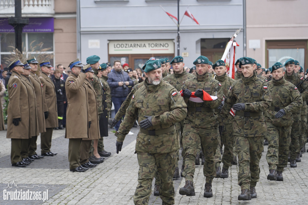 Obchody Narodowego Święta Niepodległości na Rynku w Grudziądzu