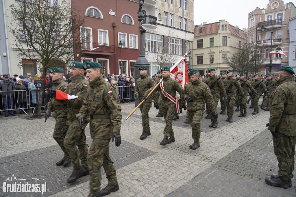 Obchody Narodowego Święta Niepodległości na Rynku w Grudziądzu