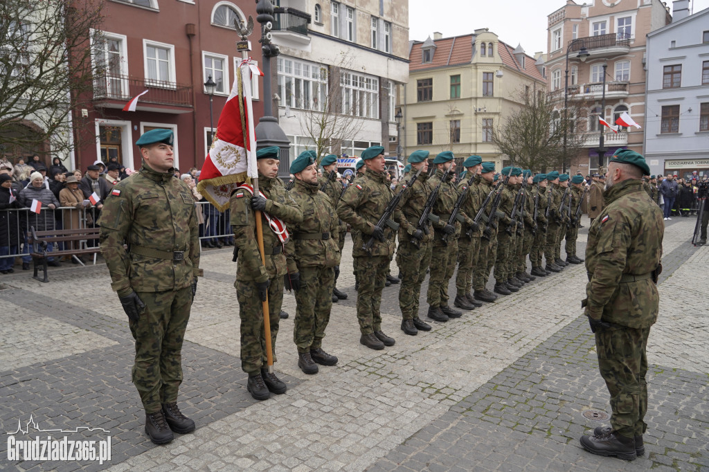 Obchody Narodowego Święta Niepodległości na Rynku w Grudziądzu