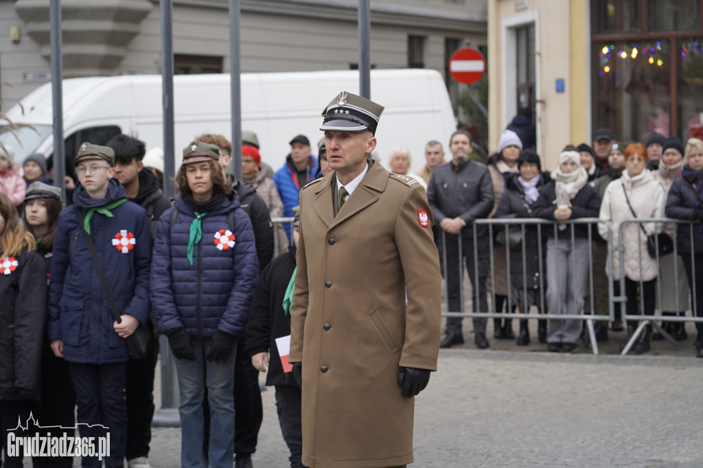 Obchody Narodowego Święta Niepodległości na Rynku w Grudziądzu