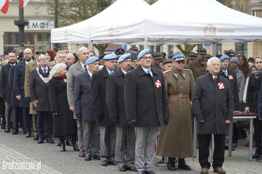 Obchody Narodowego Święta Niepodległości na Rynku w Grudziądzu