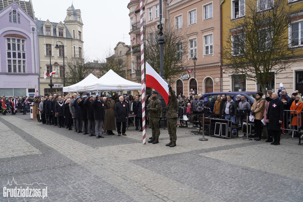 Obchody Narodowego Święta Niepodległości na Rynku w Grudziądzu