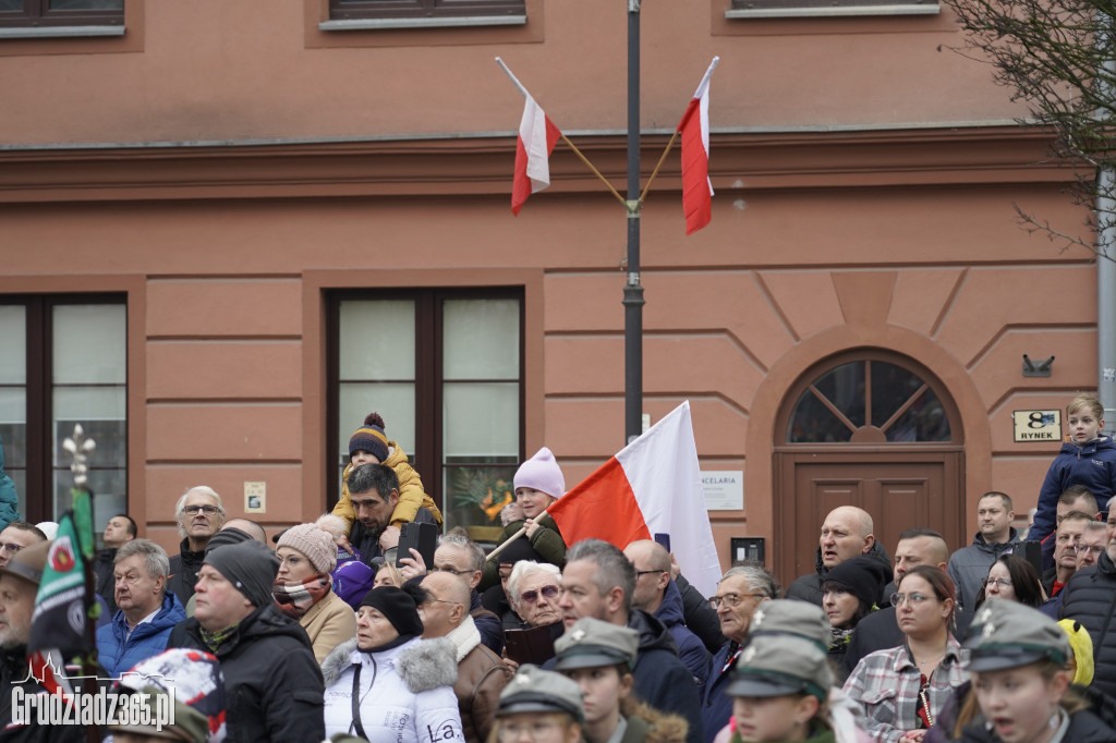 Obchody Narodowego Święta Niepodległości na Rynku w Grudziądzu