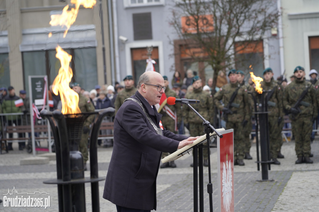 Obchody Narodowego Święta Niepodległości na Rynku w Grudziądzu