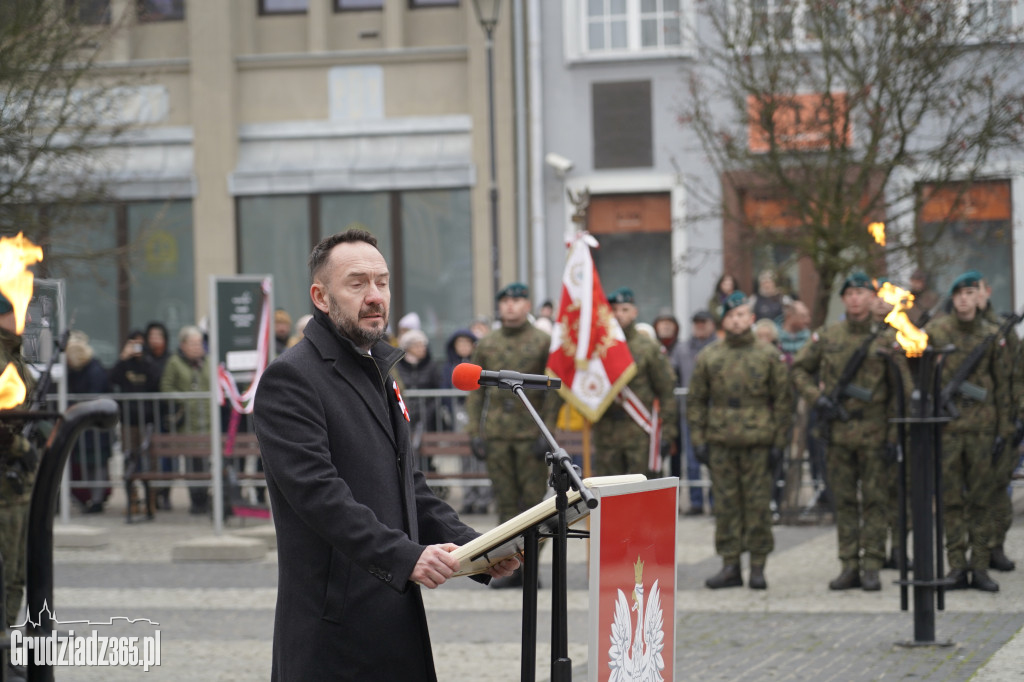 Obchody Narodowego Święta Niepodległości na Rynku w Grudziądzu