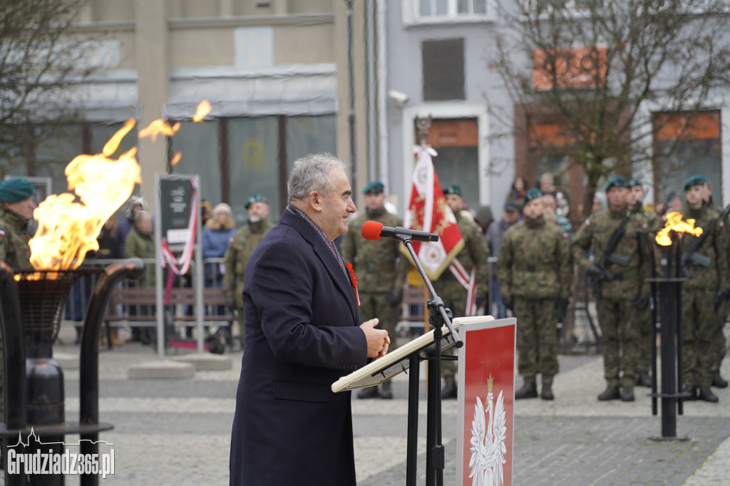 Obchody Narodowego Święta Niepodległości na Rynku w Grudziądzu