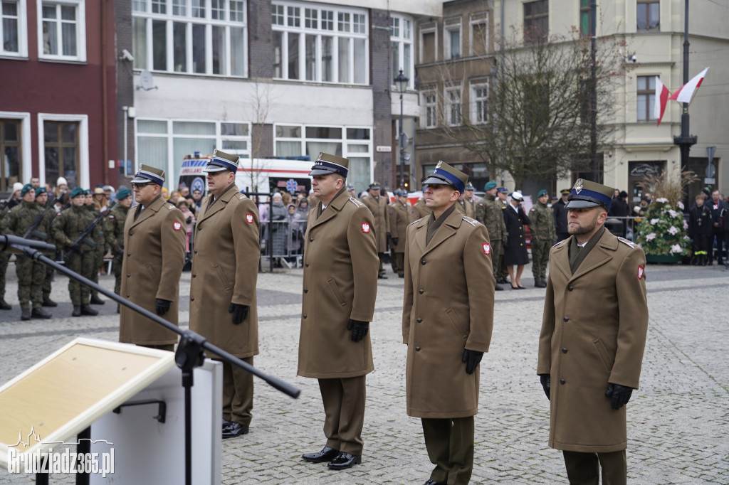 Obchody Narodowego Święta Niepodległości na Rynku w Grudziądzu