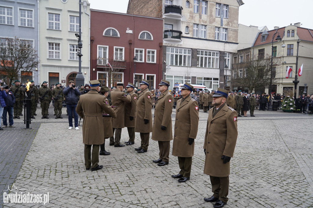 Obchody Narodowego Święta Niepodległości na Rynku w Grudziądzu