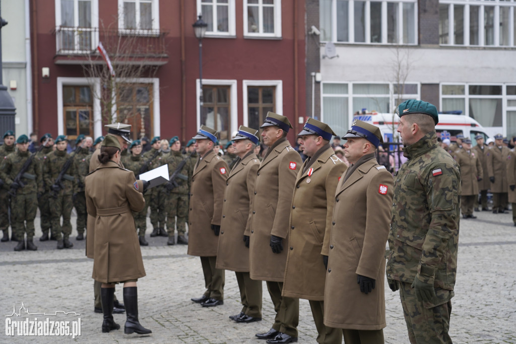 Obchody Narodowego Święta Niepodległości na Rynku w Grudziądzu