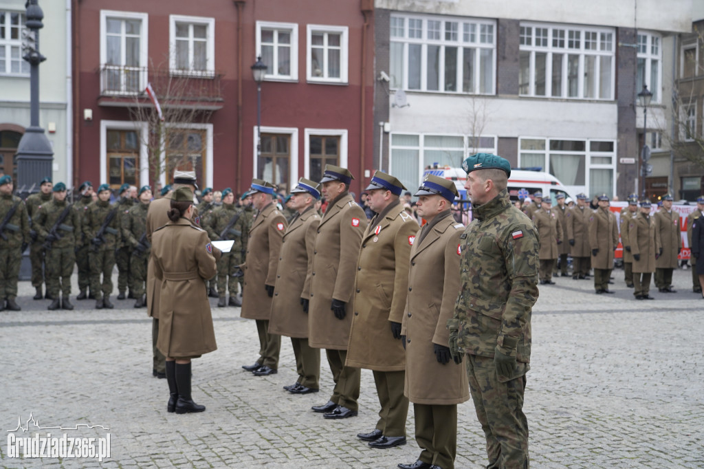 Obchody Narodowego Święta Niepodległości na Rynku w Grudziądzu