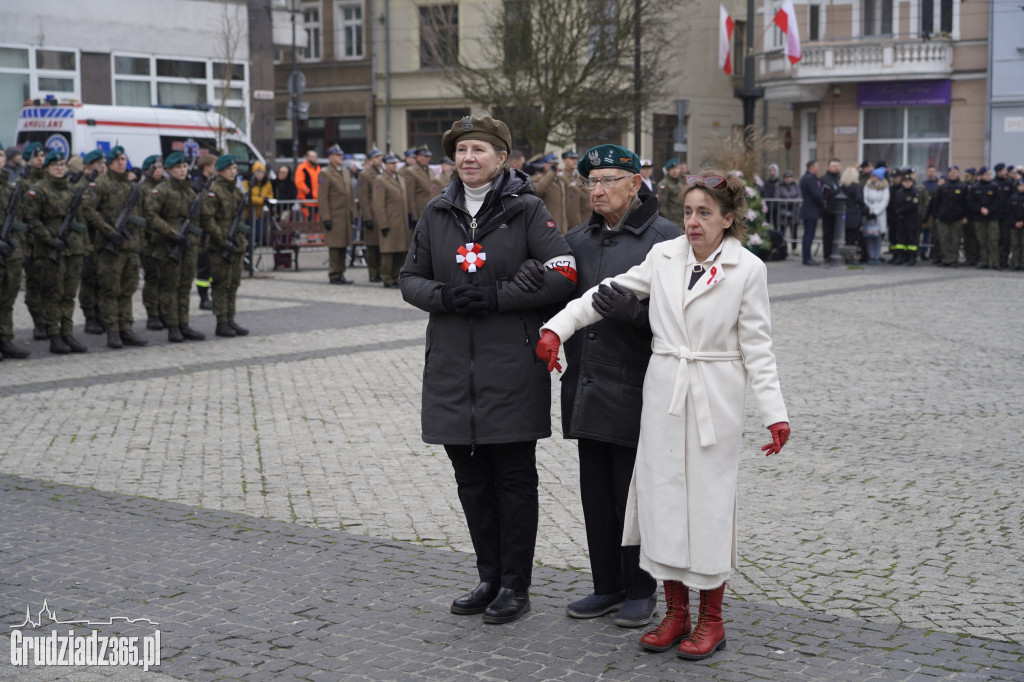 Obchody Narodowego Święta Niepodległości na Rynku w Grudziądzu