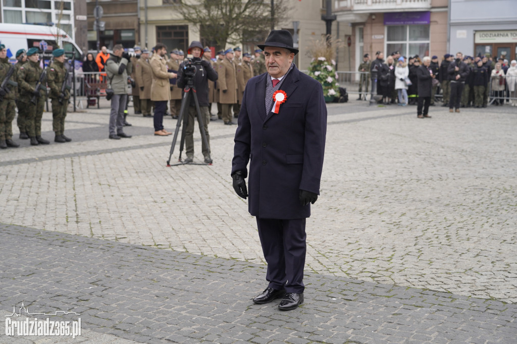 Obchody Narodowego Święta Niepodległości na Rynku w Grudziądzu