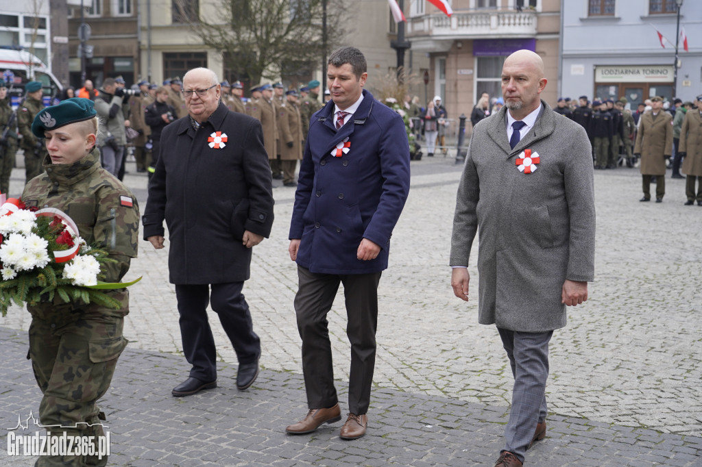 Obchody Narodowego Święta Niepodległości na Rynku w Grudziądzu