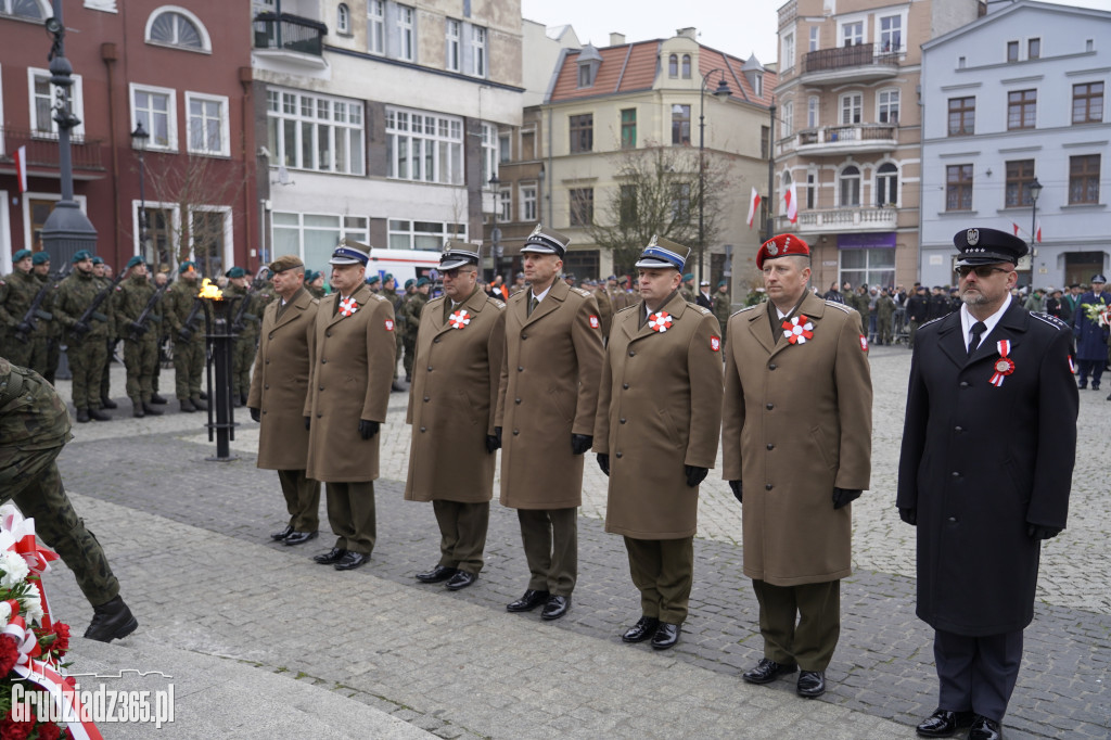 Obchody Narodowego Święta Niepodległości na Rynku w Grudziądzu