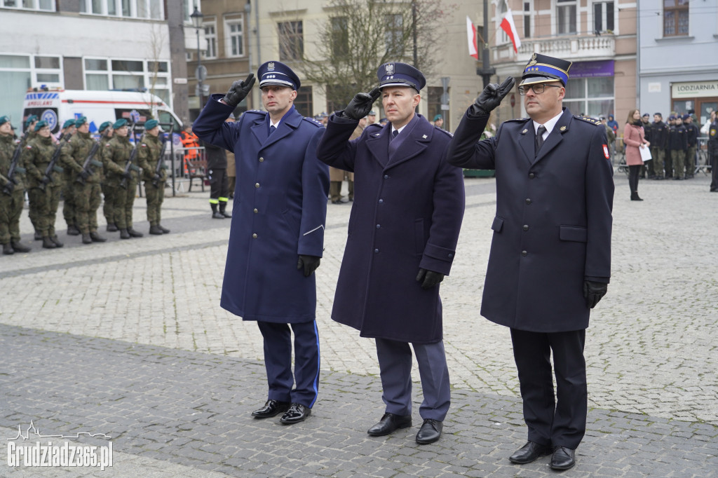 Obchody Narodowego Święta Niepodległości na Rynku w Grudziądzu