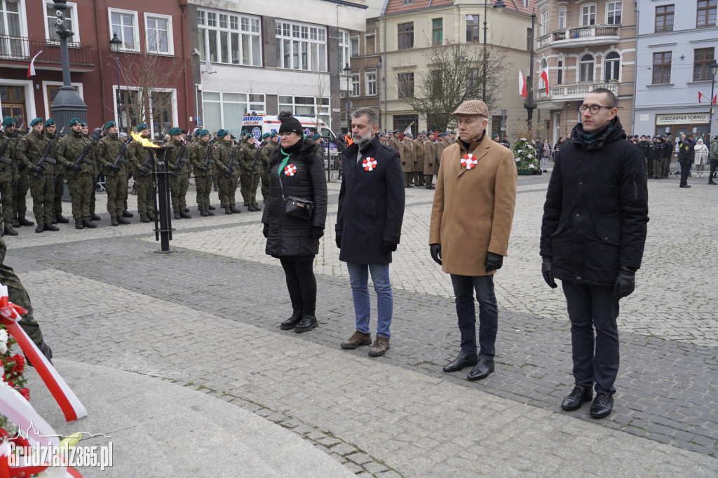 Obchody Narodowego Święta Niepodległości na Rynku w Grudziądzu