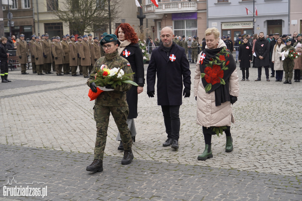 Obchody Narodowego Święta Niepodległości na Rynku w Grudziądzu