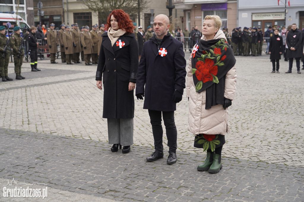 Obchody Narodowego Święta Niepodległości na Rynku w Grudziądzu