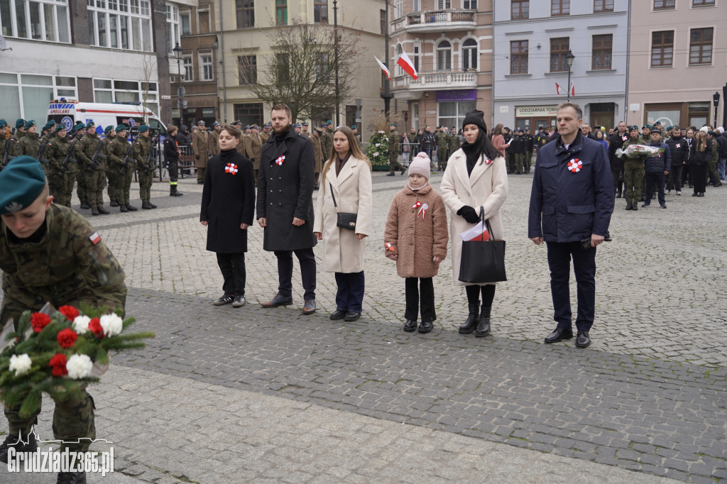 Obchody Narodowego Święta Niepodległości na Rynku w Grudziądzu