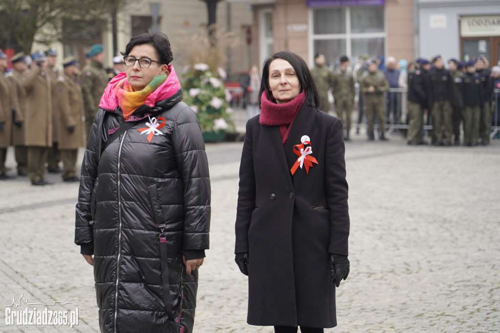 Obchody Narodowego Święta Niepodległości na Rynku w Grudziądzu