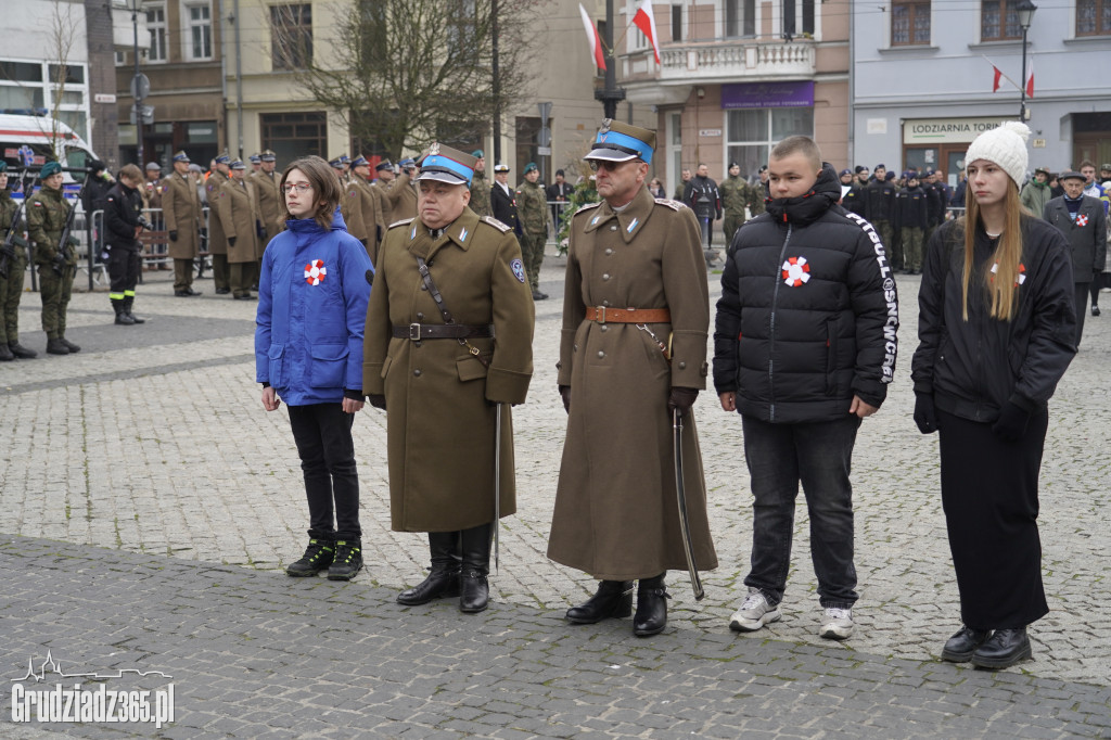 Obchody Narodowego Święta Niepodległości na Rynku w Grudziądzu