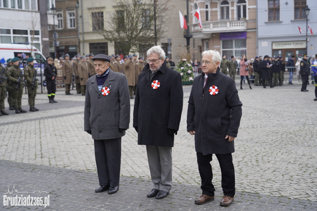 Obchody Narodowego Święta Niepodległości na Rynku w Grudziądzu