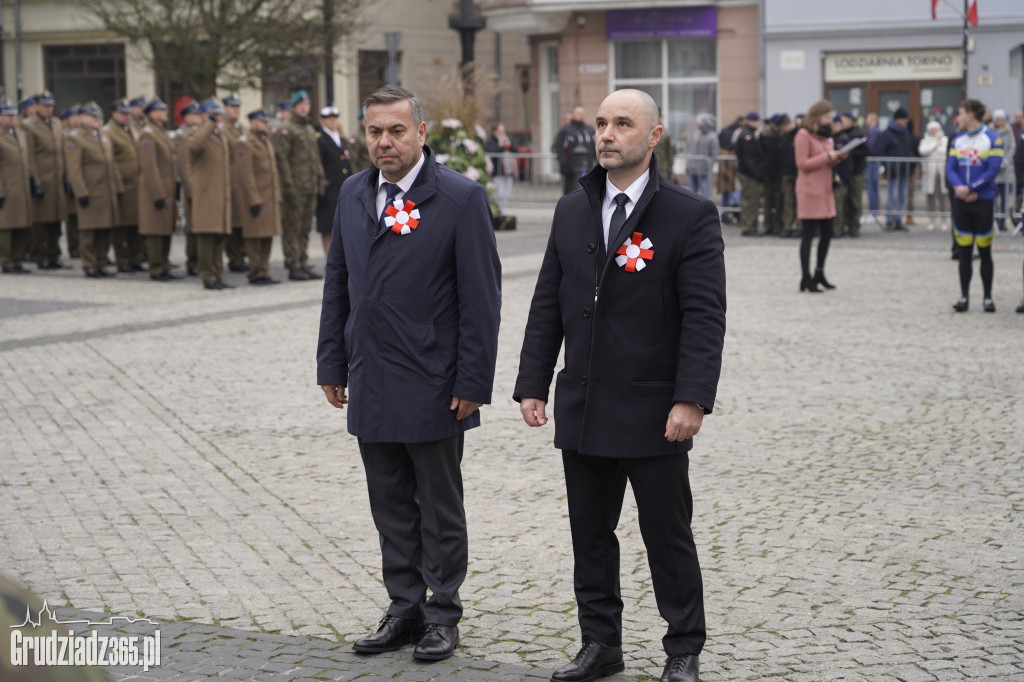 Obchody Narodowego Święta Niepodległości na Rynku w Grudziądzu