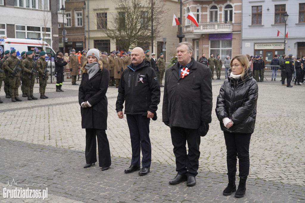 Obchody Narodowego Święta Niepodległości na Rynku w Grudziądzu