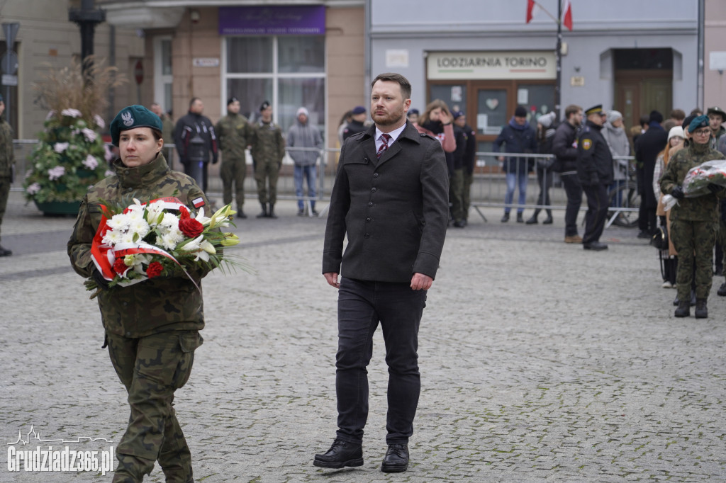 Obchody Narodowego Święta Niepodległości na Rynku w Grudziądzu