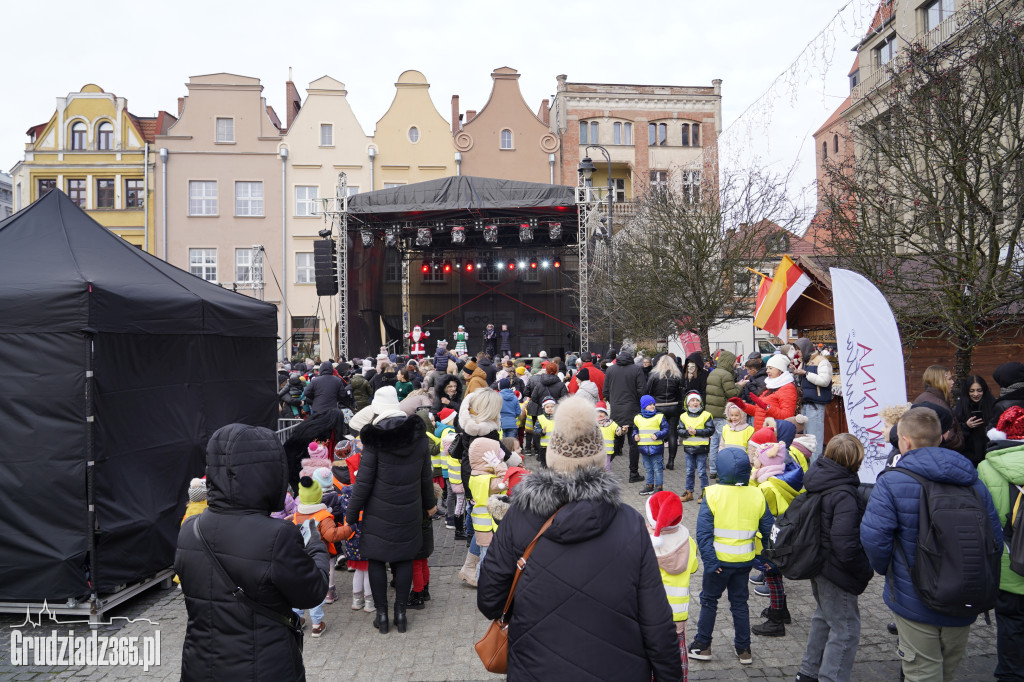 Święty Mikołaj na Rynku w Grudziądzu