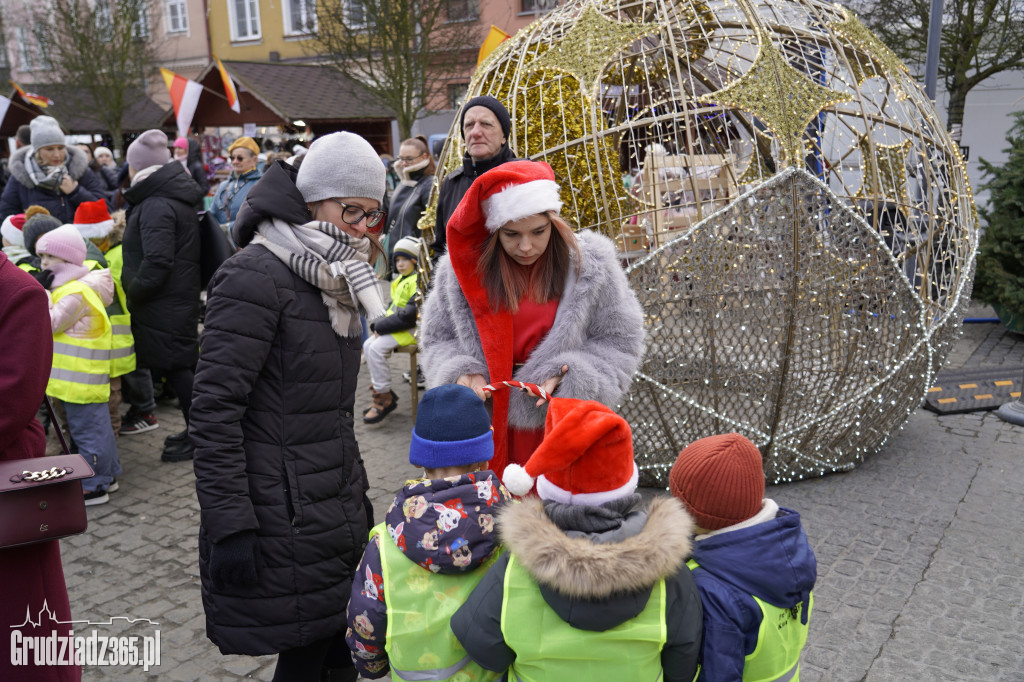 Święty Mikołaj na Rynku w Grudziądzu