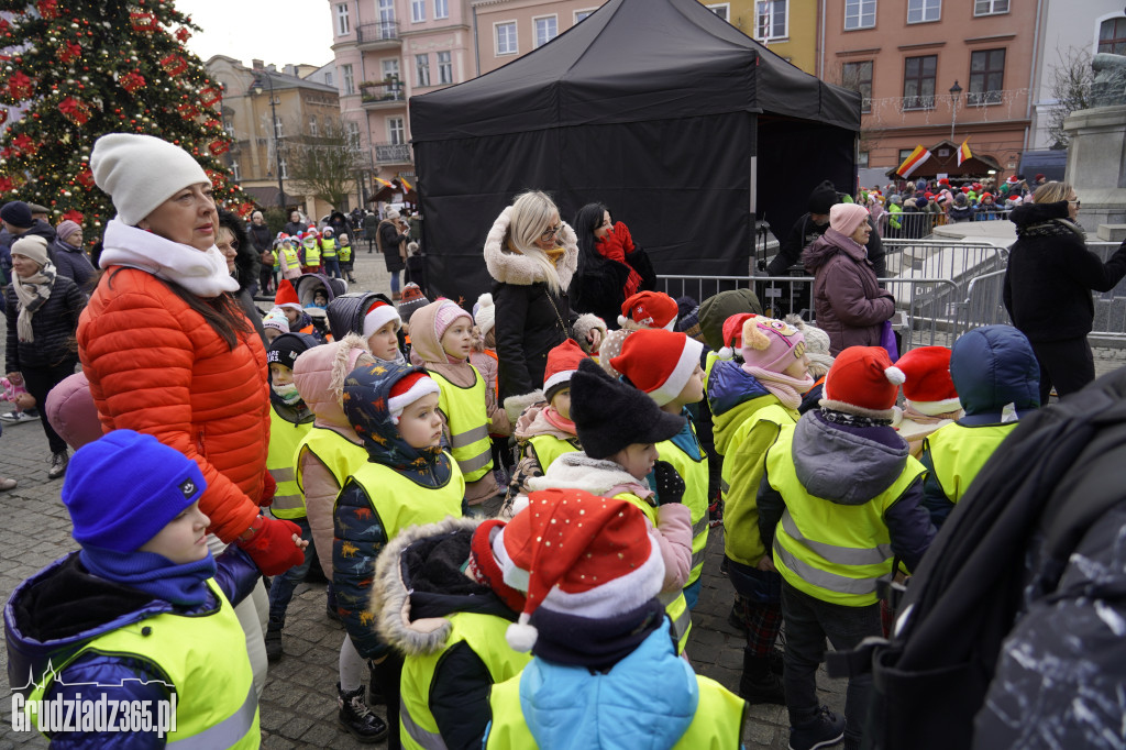 Święty Mikołaj na Rynku w Grudziądzu